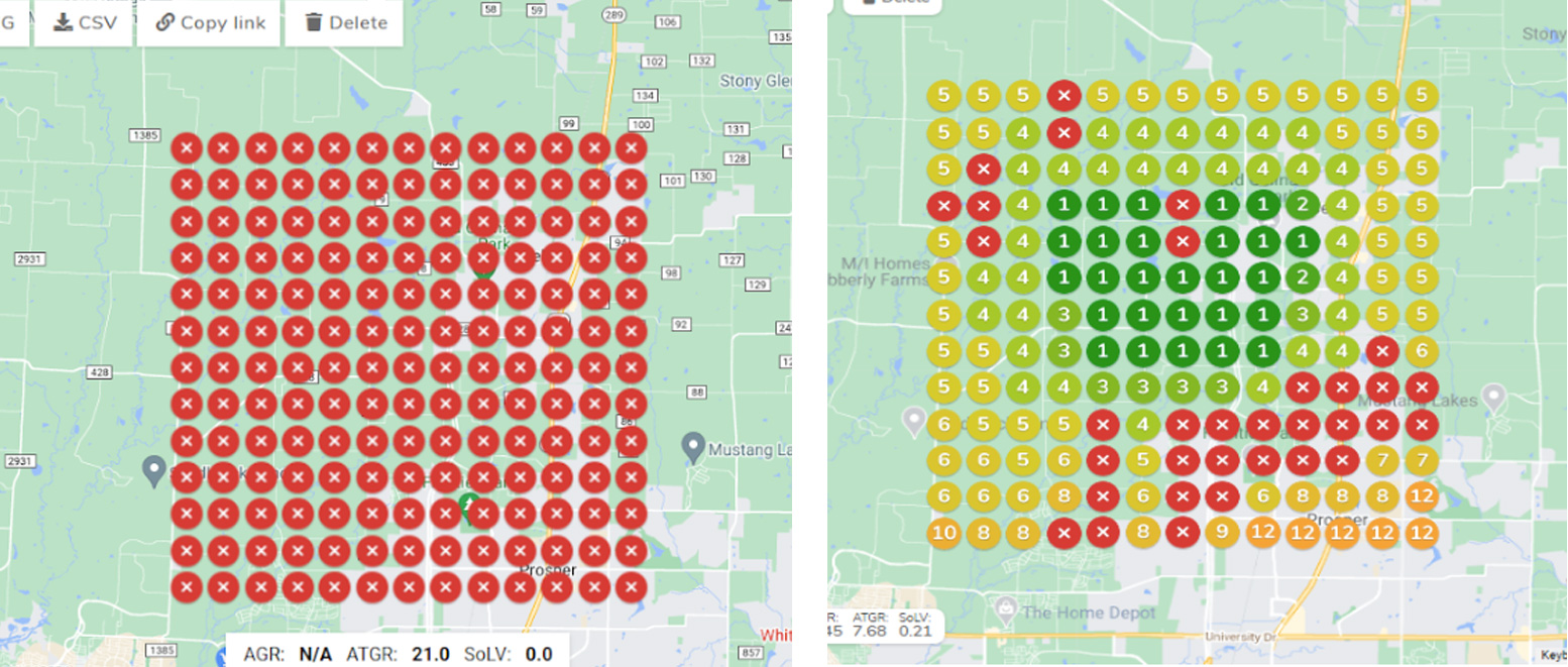 Chiropractor Local Maps SEO Before and After